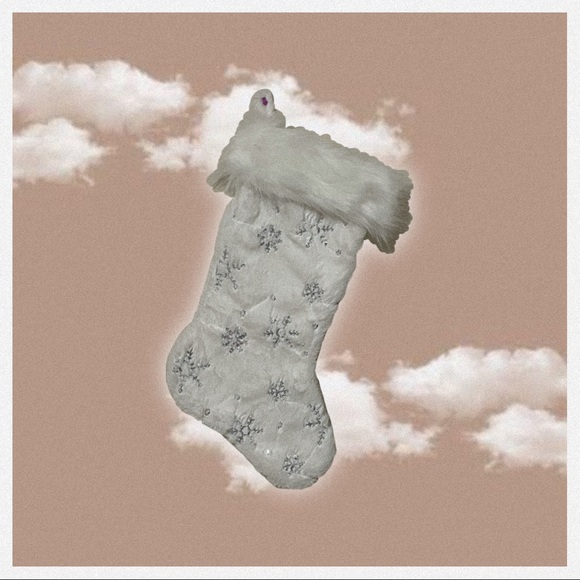 ♥︎ Christmas Snowflake Stocking ♥︎ - Picture 1 of 2